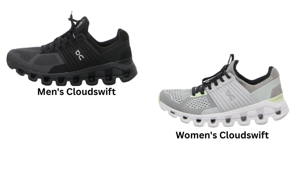 “On Cloudswift 2025 for city running”