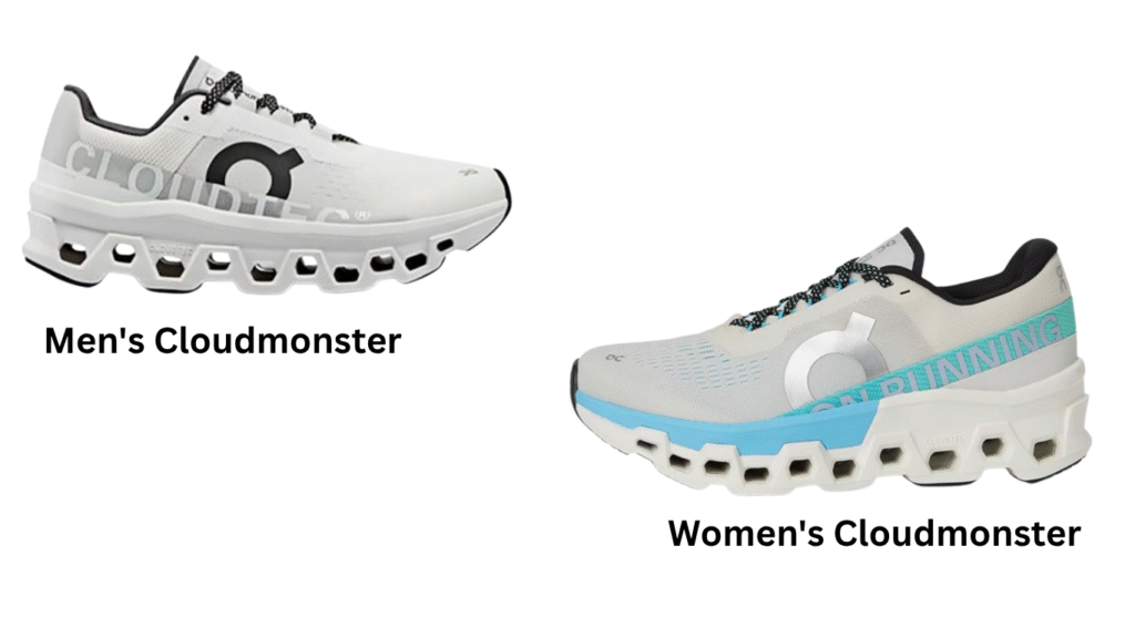 On Cloudmonster for maximum cushioning