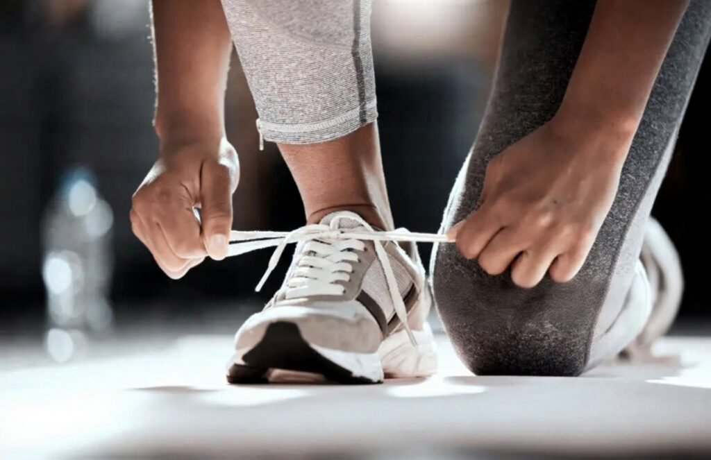 Runner preparing for sunrise jog, facing common challenges