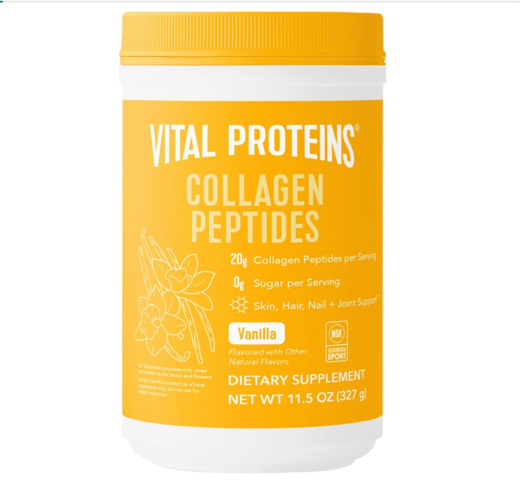 Vital Proteins Collagen Peptides Powder Vanilla - Supports Hair, Skin, Nails, Bones, Joints, Powder for Women
